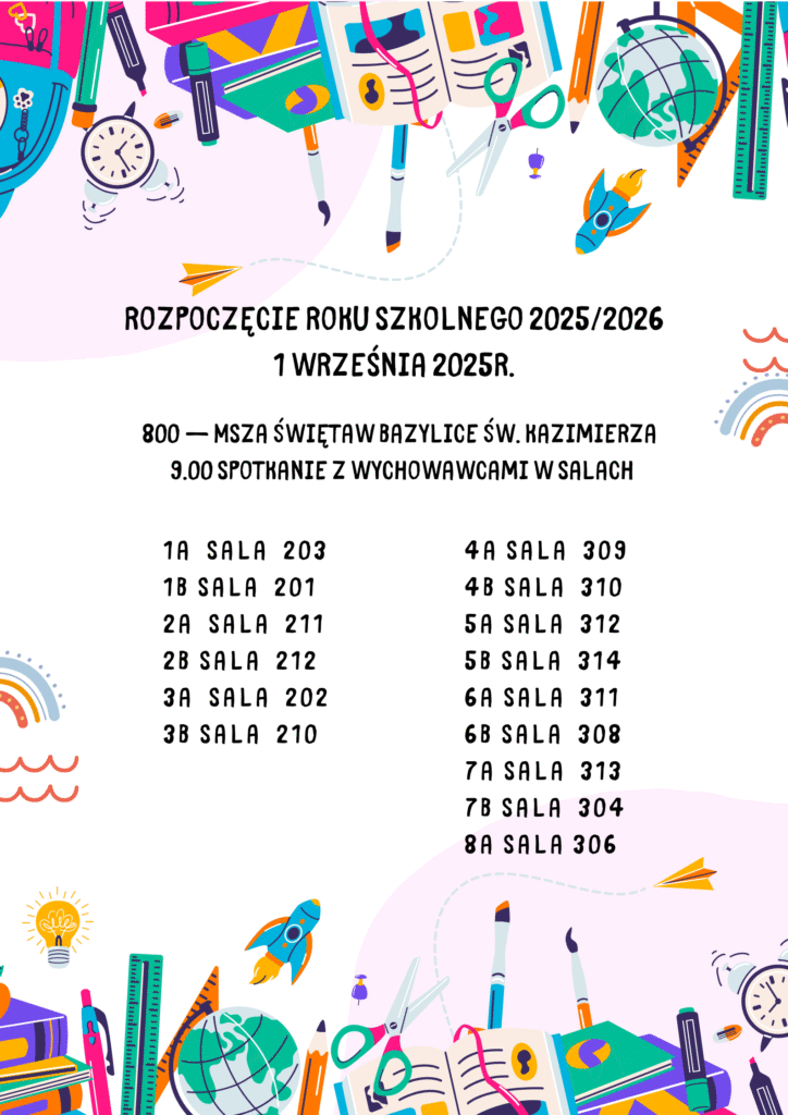 Rozpoczęcie roku szkolnego 2025/26