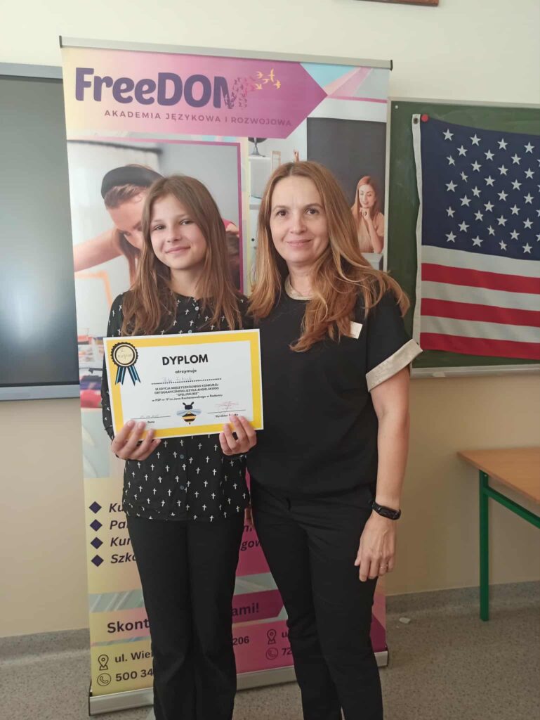 Mamy II miejsce  w  Międzyszkolnym Konkursie „Spelling Bee”