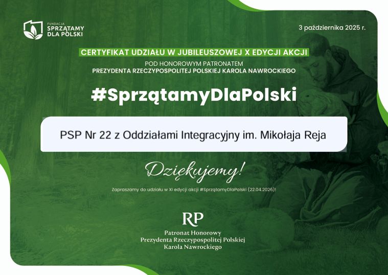 #SprzątamyDlaPolski #SprzątamyDlaPolski